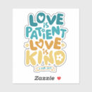 Pesquisar por o amor é paciente adesivos Escritura