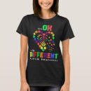 Pesquisar por diferente camisetas Aceitação do autismo