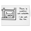 Pesquisar por gato mal humorado cartoes postais Engraçado