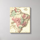 Pesquisar por brasil impressão de canvas Mapa