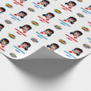 Pesquisar por heróis papel de presente Aniversário