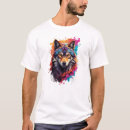 Pesquisar por logotipo do lobo camisetas Design