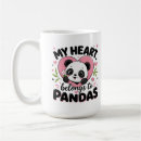 Pesquisar por panda com um coração canecas Para ela
