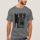 Pesquisar por unidade k9 camisetas Cães militares
