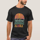 Pesquisar por alasca retrô camisetas Pôr do sol