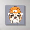 Pesquisar por óculos sol impressão de canvas Cão