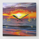 Pesquisar por pôr sol relogios de parede Pintura