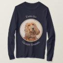 Pesquisar por spaniel de cocker inglês camisetas Cachorrinho
