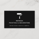 Pesquisar por pintores e decoradores cartao de visita Moderno