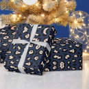 Pesquisar por leopardo papel de presente Azul