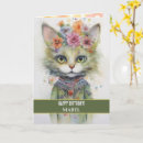 Pesquisar por gato feliz aniversario cartoes Para crianças