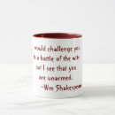 Pesquisar por shakespeare engraçado canecas Citação de shakespeare