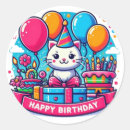 Pesquisar por gatinhos do feliz aniversario adesivos Gato fofo