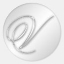 Pesquisar por letra v monograma adesivos Elegante