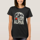 Pesquisar por lobo alfa camisetas Lua