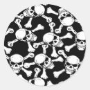 Pesquisar por crossbones do crânio adesivos Preto