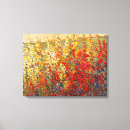 Pesquisar por campo e flores de impressão de canvas Floral