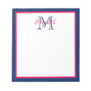 Pesquisar por feminine bloco de notas Monogrammed