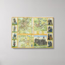Pesquisar por mapas impressão impressão de canvas Belas artes