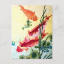 Pesquisar por koi fish cartoes postais Água