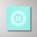 Pesquisar por eu sou grego impressão de canvas Monograma