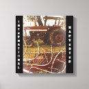 Pesquisar por do trator impressão de canvas Fazenda