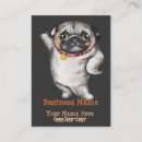 Pesquisar por cão bonito cartao de visita Pug