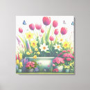 Pesquisar por tulipas impressão de canvas Colorido