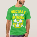 Pesquisar por energia nuclear camisetas Renovável