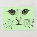 Pesquisar por bigode preto cartoes postais Gato
