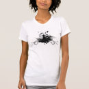 Pesquisar por flores preto e branco camisetas Bonito