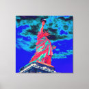 Pesquisar por liberdade impressão de canvas Azul