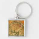 Pesquisar por mapa do mundo chaveiros Ouro