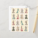 Pesquisar por vintage fashion cartoes postais Vestido