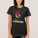 Pesquisar por pintura do papagaio camisetas Para ela