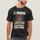 Pesquisar por soprano musical camisetas Música