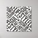 Pesquisar por mensagem amor impressão de canvas Tipografia