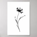 Pesquisar por flores abstratas pôsteres pósteres Preto e branco