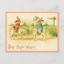 Pesquisar por vintage easter bunnies cartoes postais Coelho