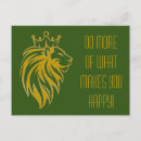 Pesquisar por coroa do rei cartoes postais Leão