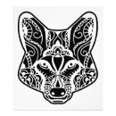 Pesquisar por lobo tribal pôsteres pósteres Cão