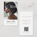Pesquisar por bridal cartao de visita Penteado