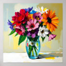 Pesquisar por pintura a óleo colorida pôsteres pósteres Flores