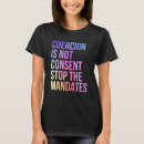 Pesquisar por anti coerção camisetas Não