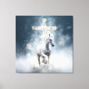 Pesquisar por cavalo branco impressão de canvas Jesus