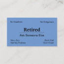 Pesquisar por engraçados cartao de visita Aposentado