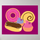 Pesquisar por cupcake do kawaii pôsteres pósteres Comida