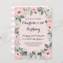 Pesquisar por floral feminino aniversário convites Menina