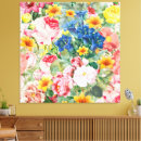 Pesquisar por flores coloridas impressão de canvas Qualquer pessoa