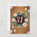 Pesquisar por 31 anos aniversário convites Vintage